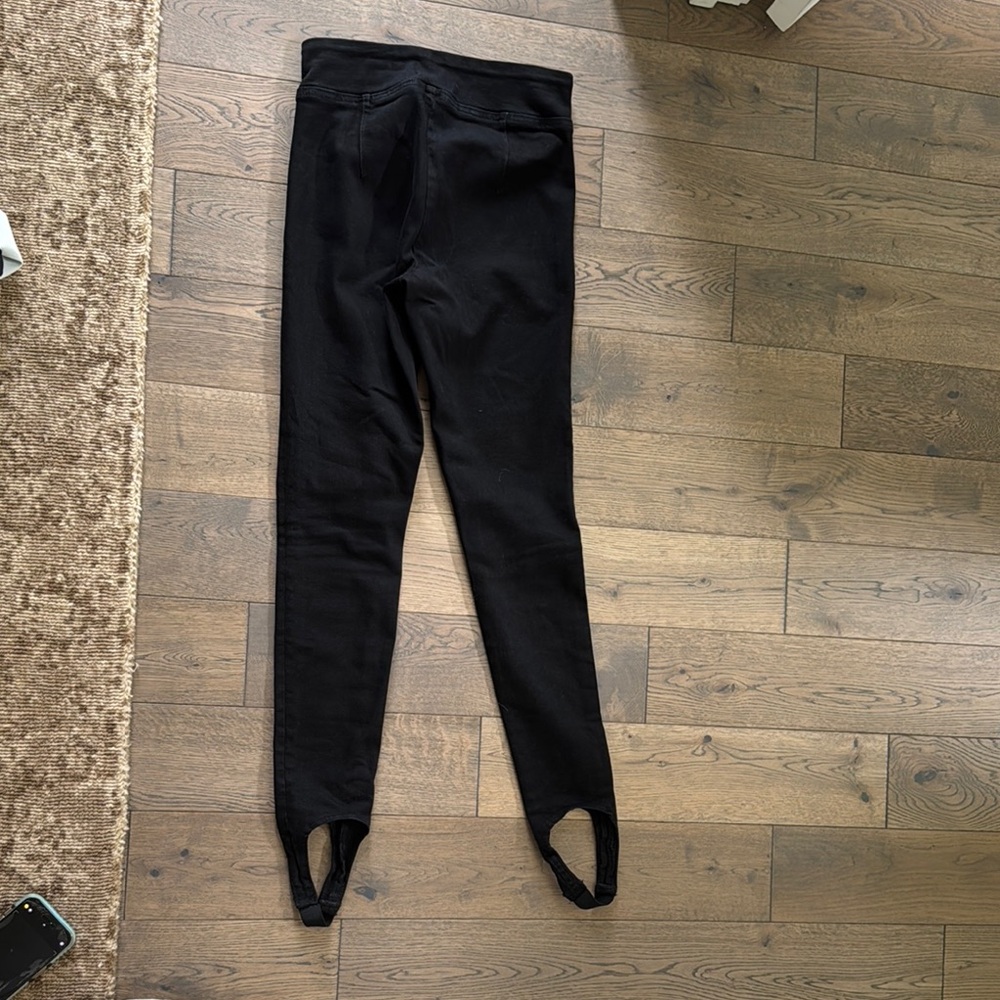 Frame Denim Black Stirrup Pants - image 2